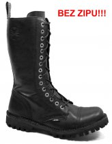 15 dírkové boty STEEL 322-124 Black bez oceli